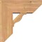 Ekena Millwork Funston Slat Smooth Bracket w/ Offset Brace, Western Red Cedar, 7 1/2"W x 18"D x 18"H BKT0806X18X18FST06SWR - alternate 2